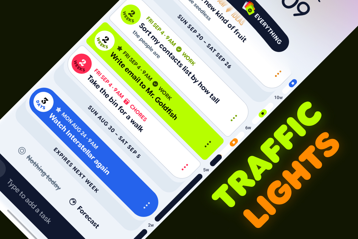 The traffic lights scrollbar in Headscratch